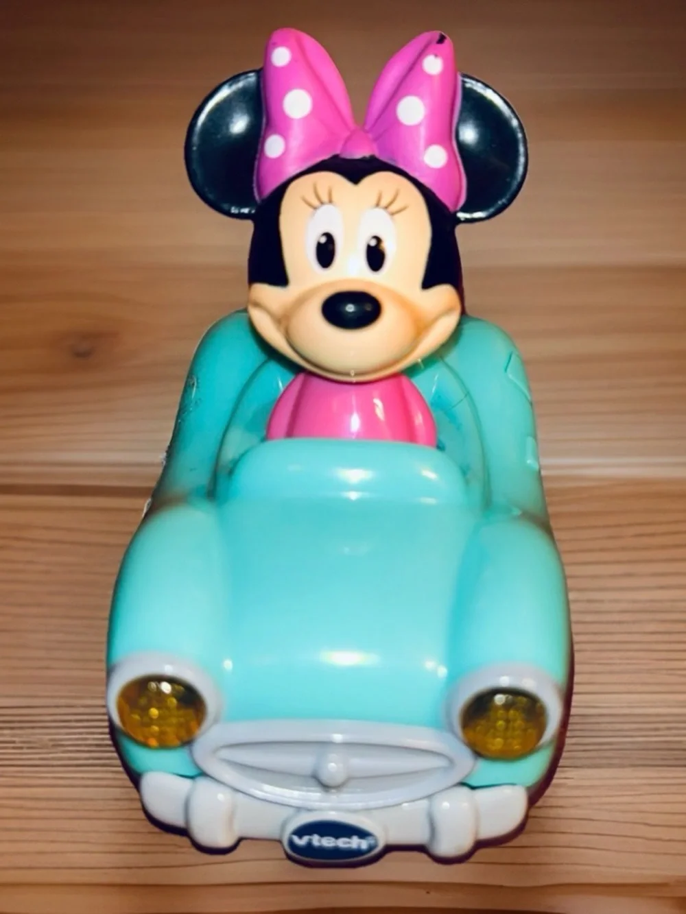 VTech Go! Go! Smart Wheels Disney Minnie Mouse Car Lights Music Sounds WORKS